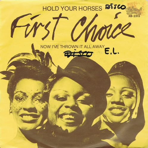 First Choce - Hold your horses 03509 Vinyl Singles VINYLSINGLES.NL