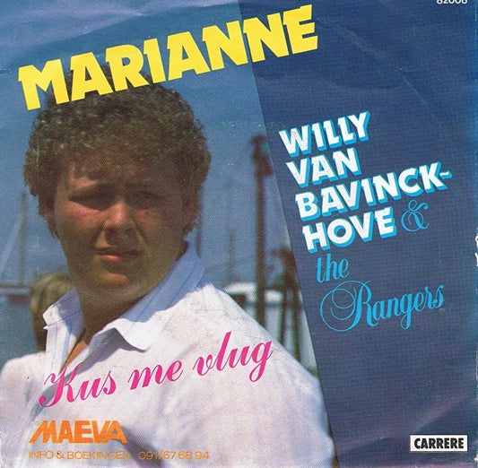 Willy Van Bavinckhove & The Rangers - Marianne 13339 Vinyl Singles Goede Staat