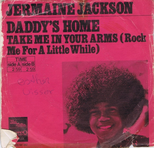 Jermaine Jackson - Daddy's Home 03614 Vinyl Singles Goede Staat