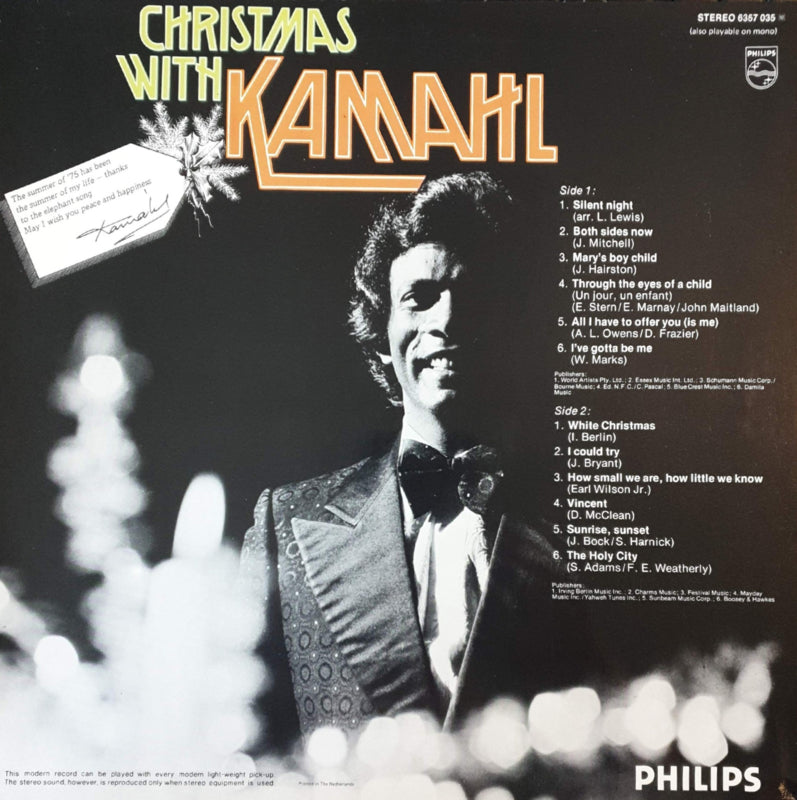 Kamahl  - Christmas With Kamahl (LP) 40737 Vinyl LP Goede Staat