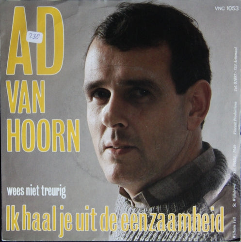 Ad Van Hoorn - Ik Haal Je Uit De Eenzaamheid 14885 Vinyl Singles VINYLSINGLES.NL