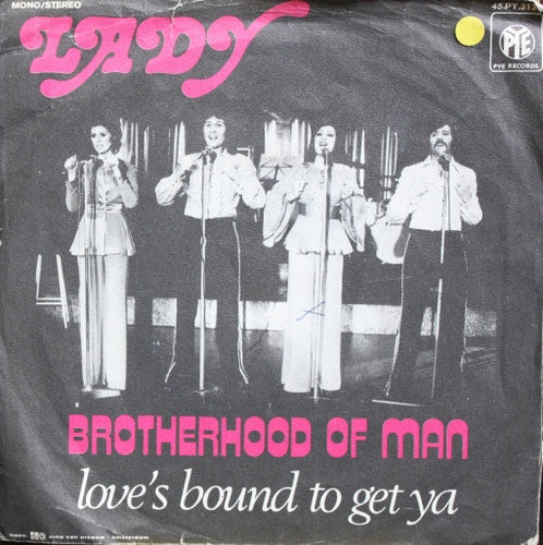 Brotherhood Of Man - Lady Vinyl Singles VINYLSINGLES.NL