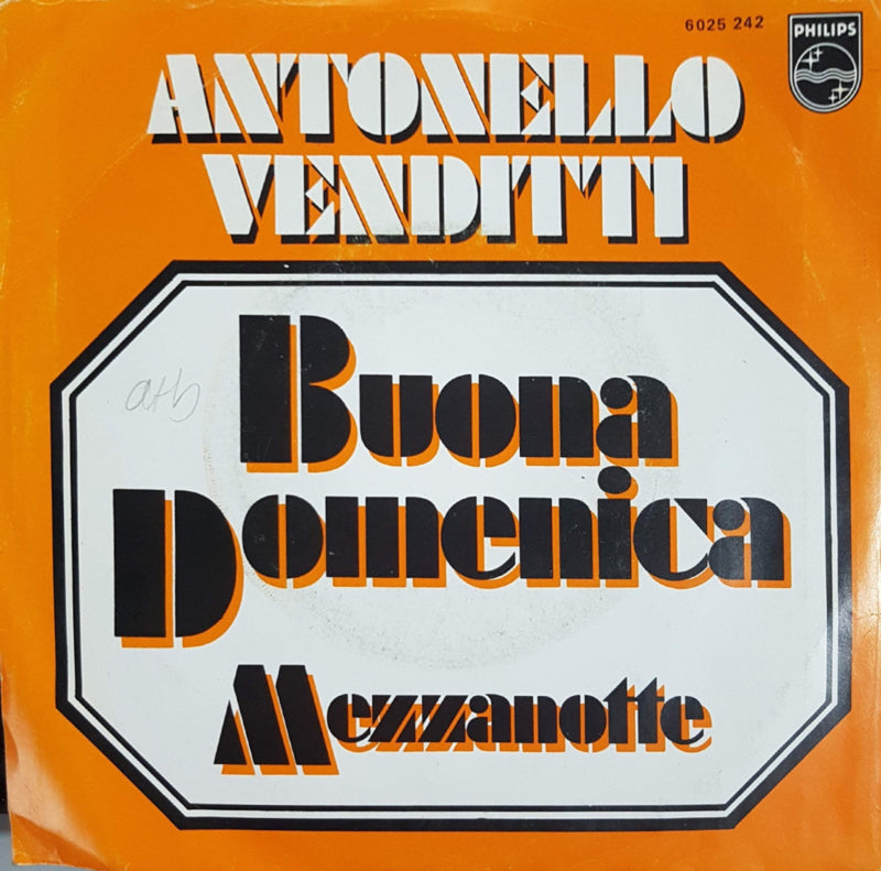 Antonello Venditti - Buona Domenica 22504 Vinyl Singles VINYLSINGLES.NL