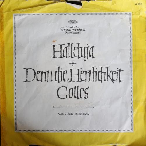 Georg Friedrich Handel - Halleluja Vinyl Singles Vinyl Very Good (VG) <br> Hoes Good Plus (G+)