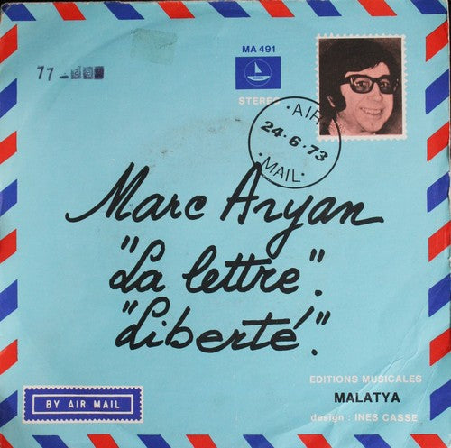 Marc Aryan - La lettre 06813 Vinyl Singles VINYLSINGLES.NL