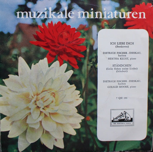 Dietrich Fischer-Dieskau - Muzikale Miniaturen Vinyl Singles VINYLSINGLES.NL