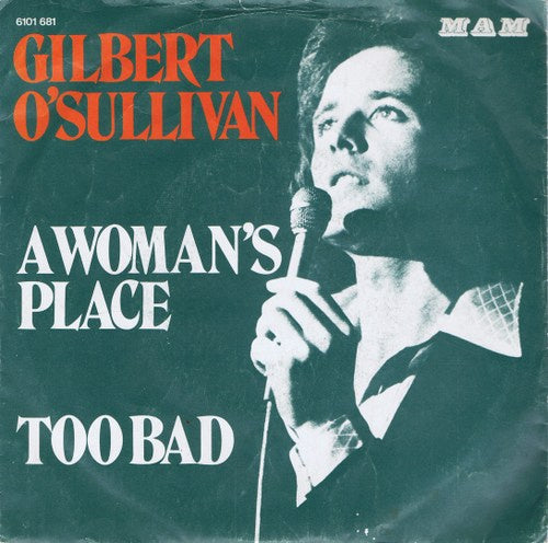 Gilbert O'Sullivan - A Woman's Place 04206 Vinyl Singles Goede Staat