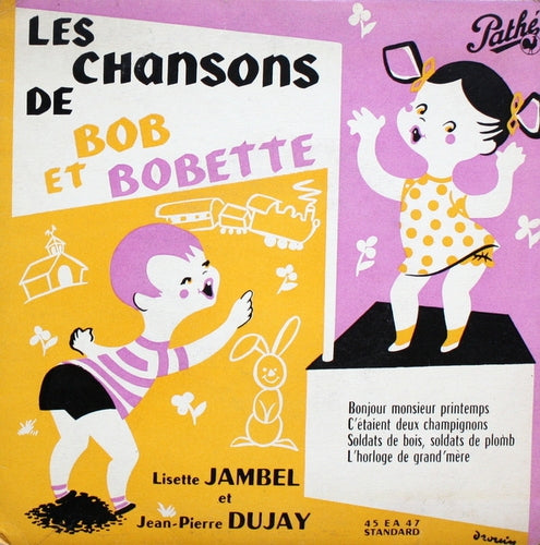 Lisette Jambel - Les Chansons De Bob Et Bobette (EP) 07811 Vinyl Singles EP Goede Staat