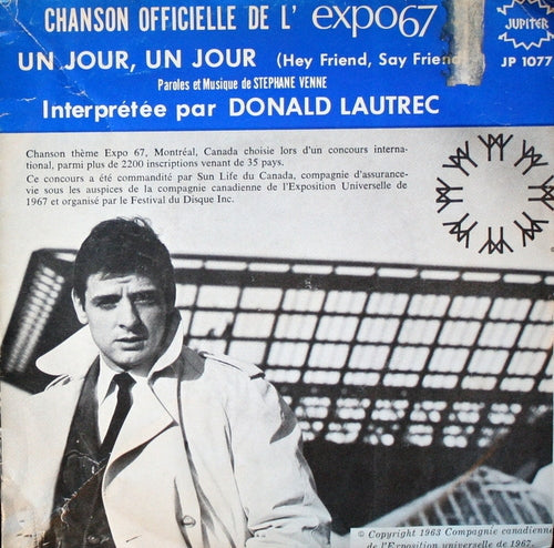 Donald Lautrec - Un Jour Un Jour 07858 Vinyl Singles VINYLSINGLES.NL