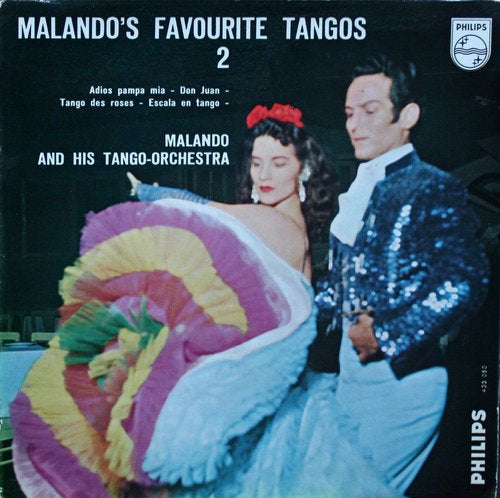 Malando En Zijn Tango Orkest - Malando's Favoriete Tango's 2 (EP) 08221 Vinyl Singles EP Goede Staat