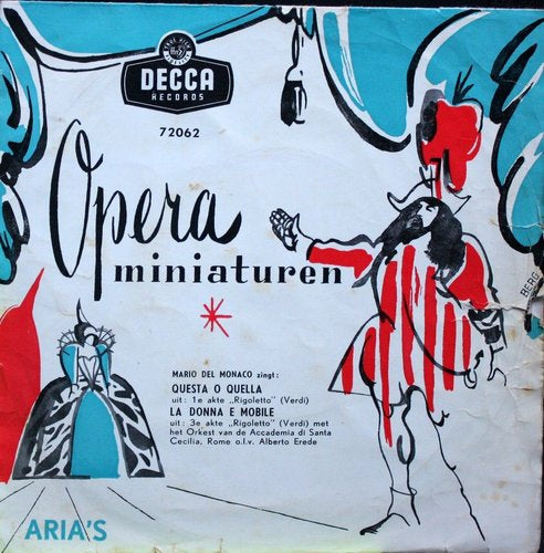Mario del Monaco - Questa O Quella Vinyl Singles