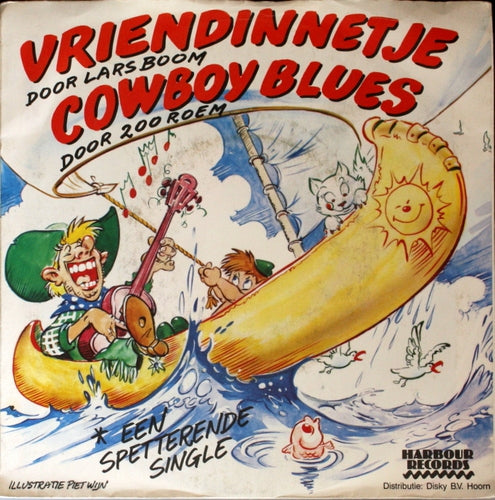 Lars Boom - Vriendinnetje 08549 Vinyl Singles Goede Staat