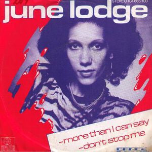 June Lodge - More Than I Can Say 30382 28450 01545 Vinyl Singles VINYLSINGLES.NL