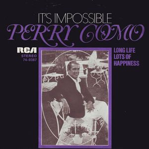 Perry Como - It's Impossible 27267 Vinyl Singles VINYLSINGLES.NL