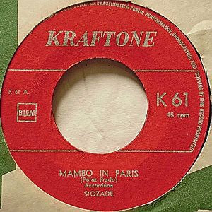 Siozade - Mambo In Paris Vinyl Singles VINYLSINGLES.NL