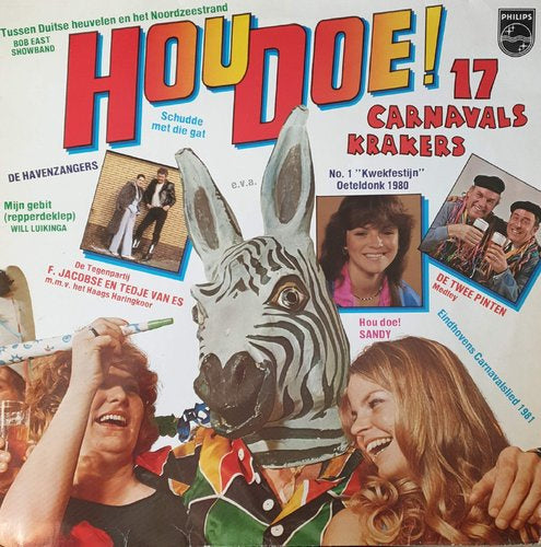 Various - Hou Doe! - 17 Carnavalskrakers (LP) 51177 Vinyl LP Goede Staat