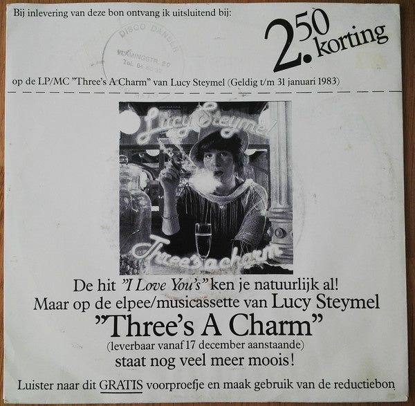 Lucy Steymel - Three's A Charm 12045 Vinyl Singles VINYLSINGLES.NL