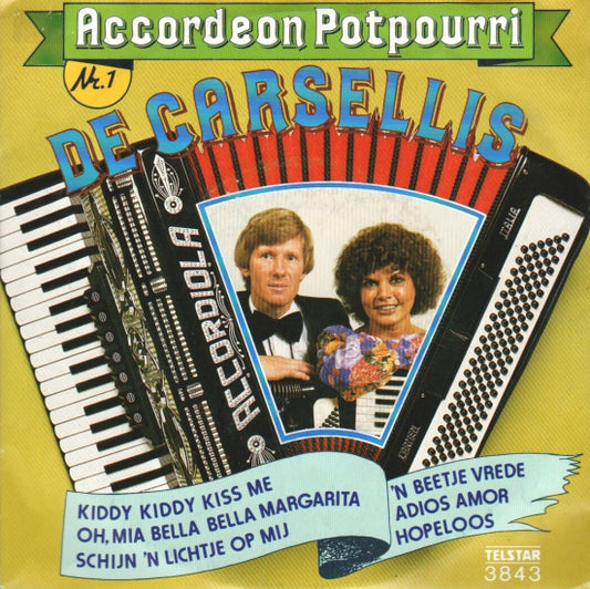 Carsellis - Accordeon Potpourri (EP) 10069 Vinyl Singles EP Goede Staat