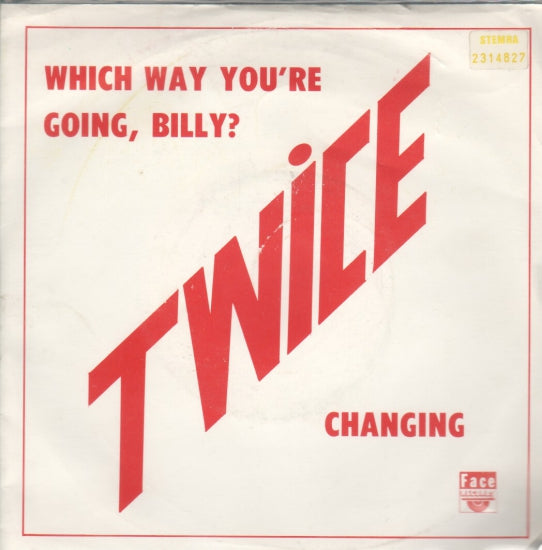 Twice - Which Way You're Going, Billy Vinyl Singles VINYLSINGLES.NL