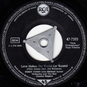 Perry Como And The Ray Charles Singers - Love Makes The World Go 'Round 10612 13667 00144 Vinyl Singles VINYLSINGLES.NL