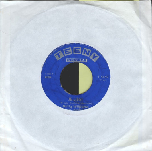 Willy Williams - Je Liegt Vinyl Singles Vinyl Zeer Goed / Hoesje Generic "VINYLSINGLES.NL"
