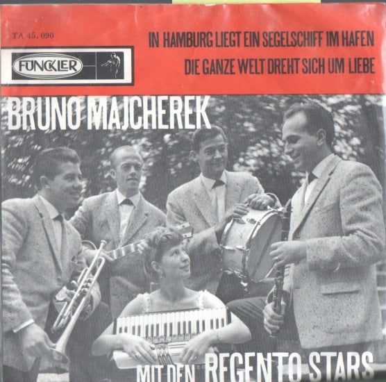 Bruno Majcherek Mit Den Regento Stars - In Hamburg Liegt Ein Segelschiff Im Hafen 10806 Vinyl Singles Goede Staat