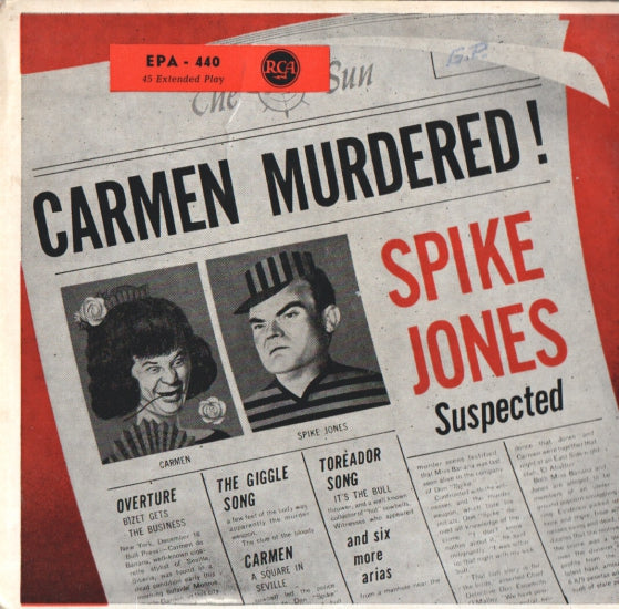 Spike Jones And His City Slickers - Carmen Murdered Vinyl Singles VINYLSINGLES.NL