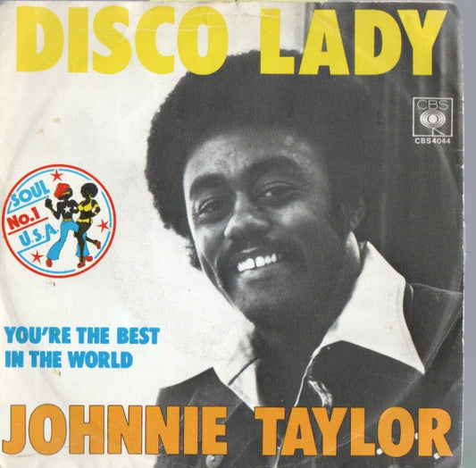 Johnnie Taylor - Disco Lady 28134 Vinyl Singles Vinyl Very Good (VG) <br> Hoes Good Plus (G+)