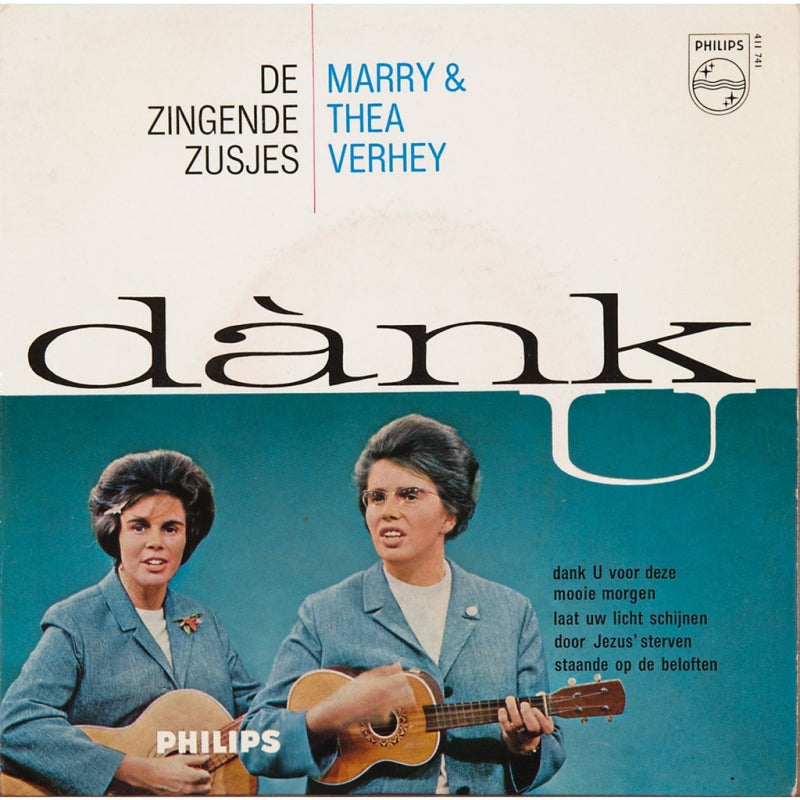 Zingende Zusjes Marry En Thea Verhey - Dank U (EP) Vinyl Singles EP VINYLSINGLES.NL