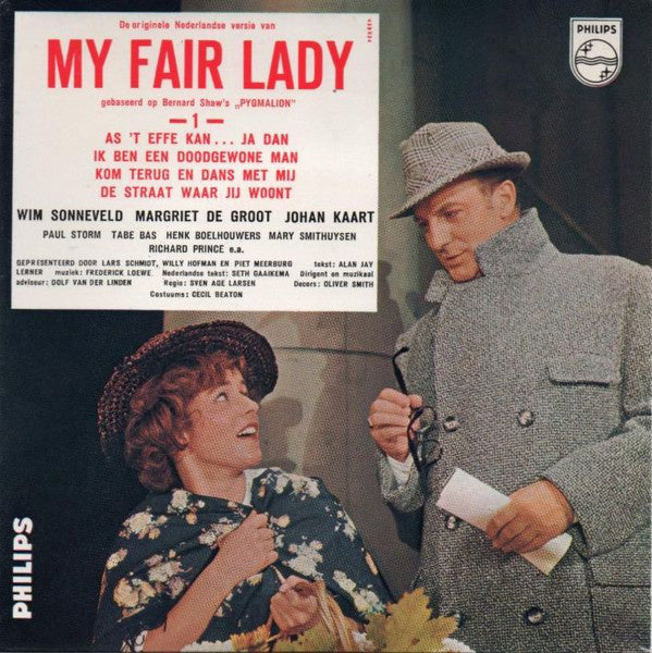 Wim Sonneveld, Margriet De Groot & Johan Kaart - My Fair Lady 1 (EP) 11124 Vinyl Singles EP Goede Staat