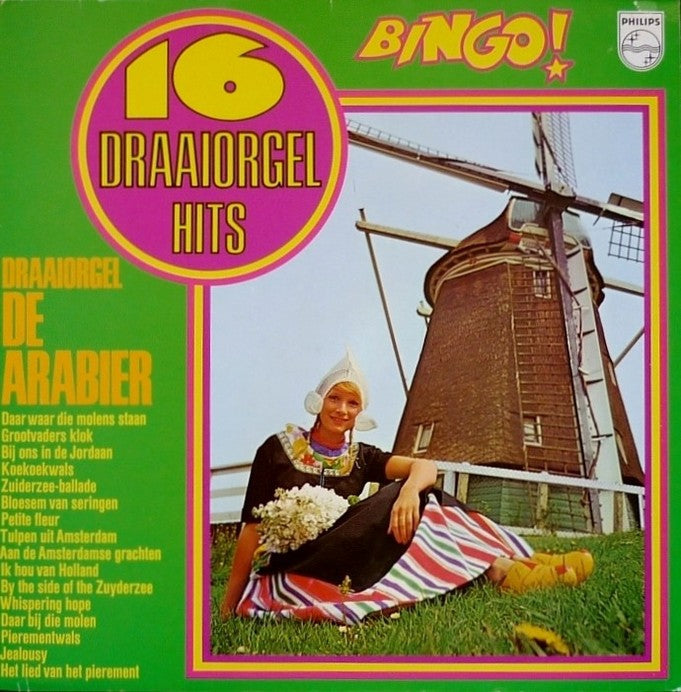 Draaiorgel De Arabier - 16 Draaiorgel Hits (LP) 43490 48364 50689 Vinyl LP Goede Staat