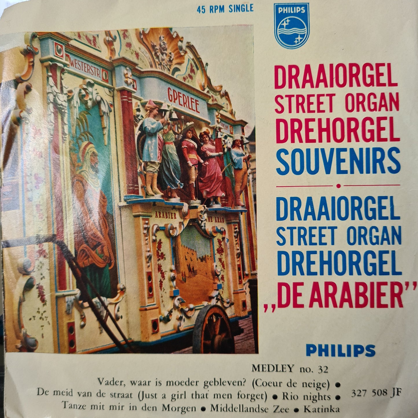 Draaiorgel De Arabier - Medley No. 32 29544 Vinyl Singles VINYLSINGLES.NL