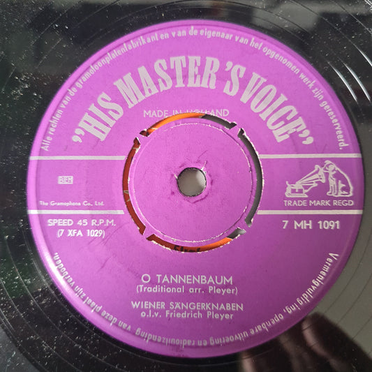 Wiener Sängerknaben - O du fröhliche Vinyl Singles Vinyl Zeer Goed / Hoesje Goed "VINYLSINGLES.NL"