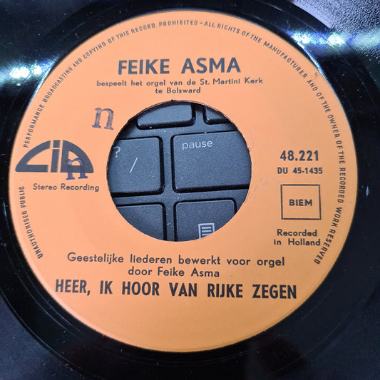 Feike Asma - Laat het loflied vrolijk rijzen