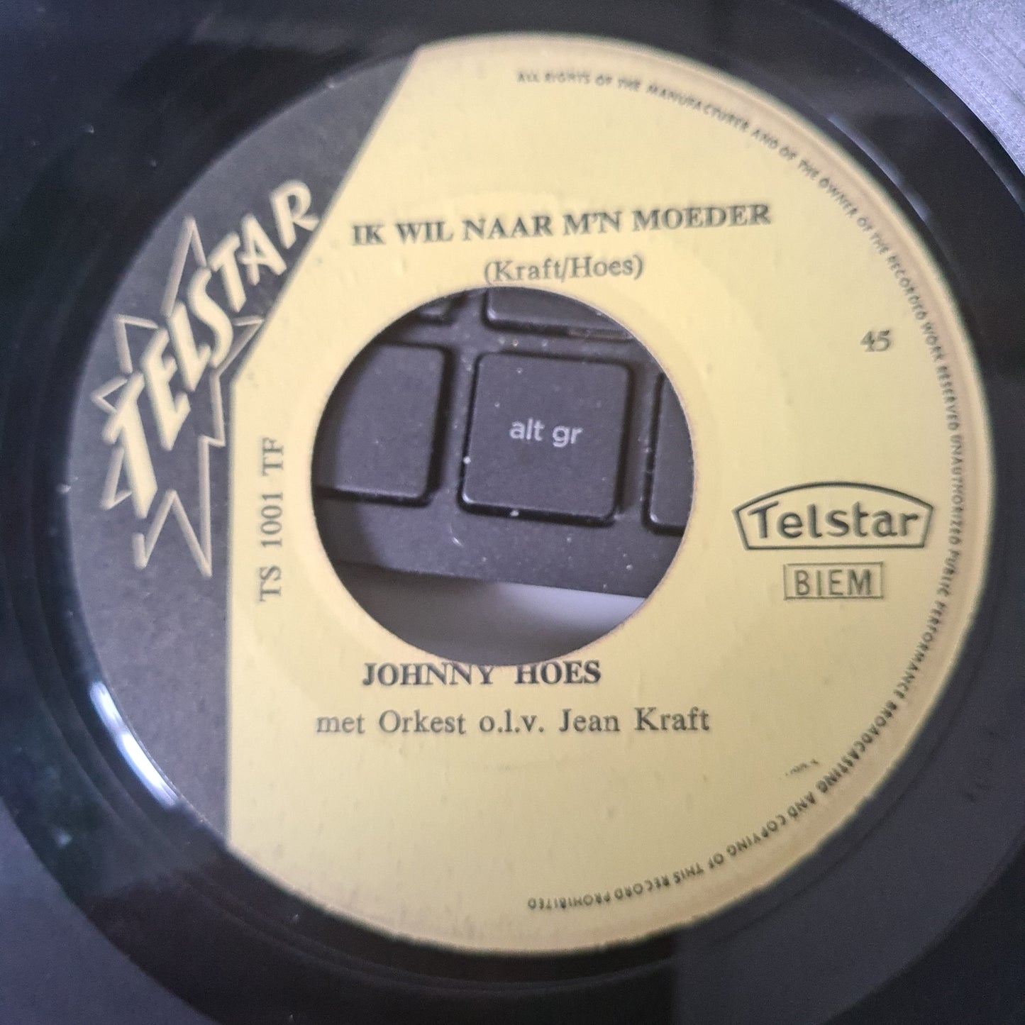 Johnny Hoes - Leentje Laat Me Los 30612 Vinyl Singles VINYLSINGLES.NL