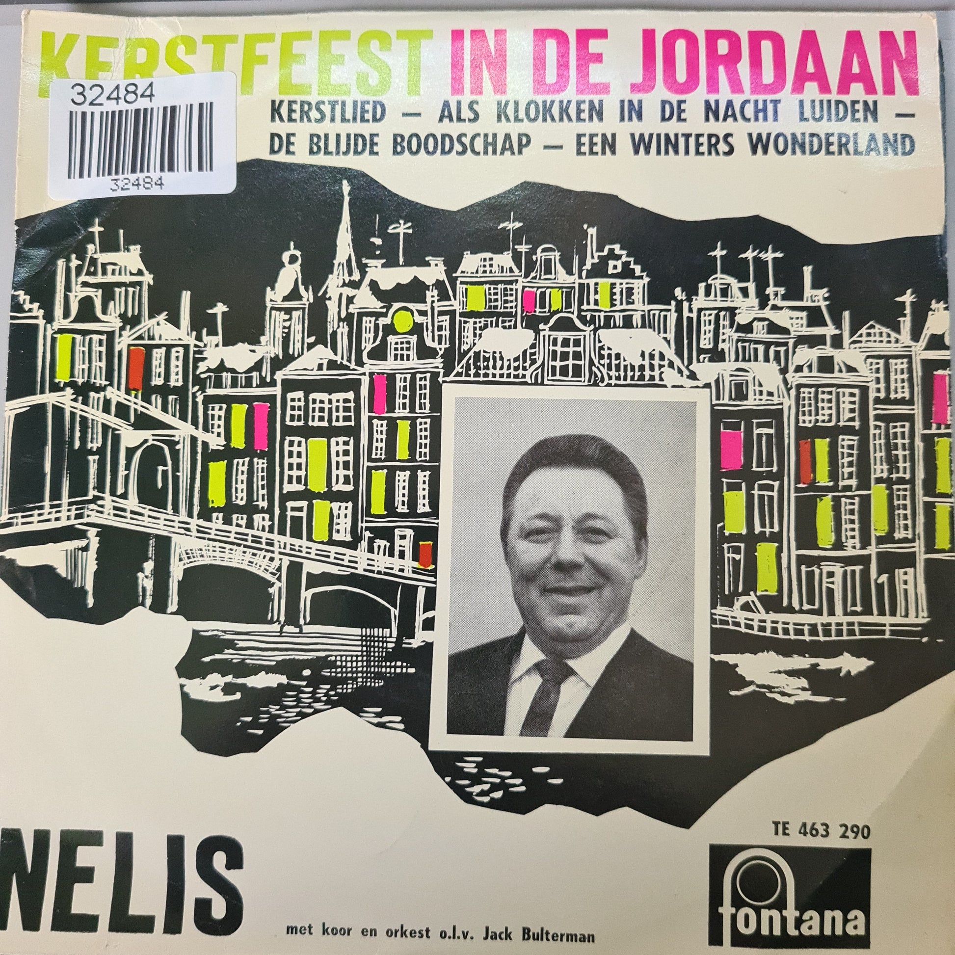 Nelis - Kerstfeest In De Jordaan (EP) 32484 Vinyl Singles EP VINYLSINGLES.NL