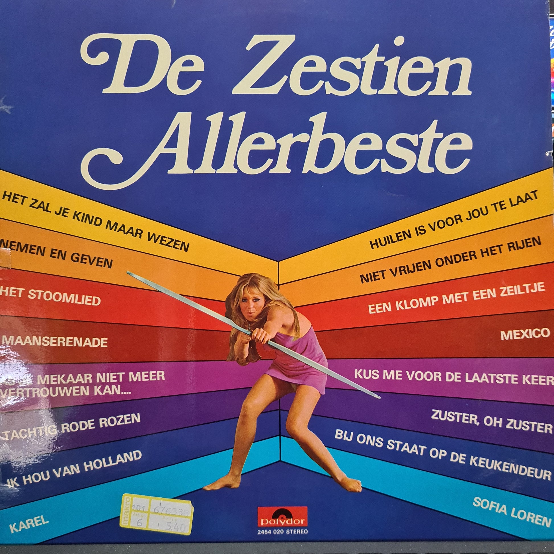 Various - De Zestien Allerbeste (LP) 49127 Vinyl LP Goede Staat