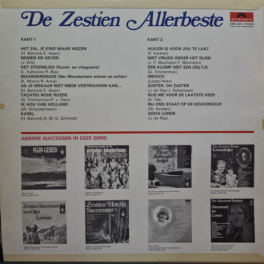 Various - De Zestien Allerbeste (LP) Vinyl LP Vinyl Zeer Goed / Hoesje Goed "VINYLSINGLES.NL"