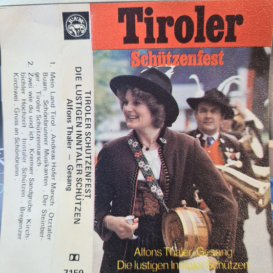 Lustigen Inntaler Schutzen - Tiroler Schutzenfest (Cassette) Cassettebandjes VINYLSINGLES.NL