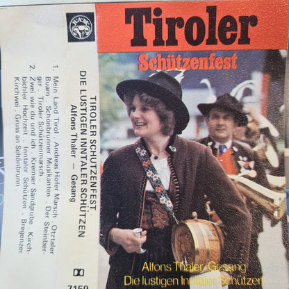 Lustigen Inntaler Schutzen - Tiroler Schutzenfest (Cassette) Cassettebandjes Goede Staat