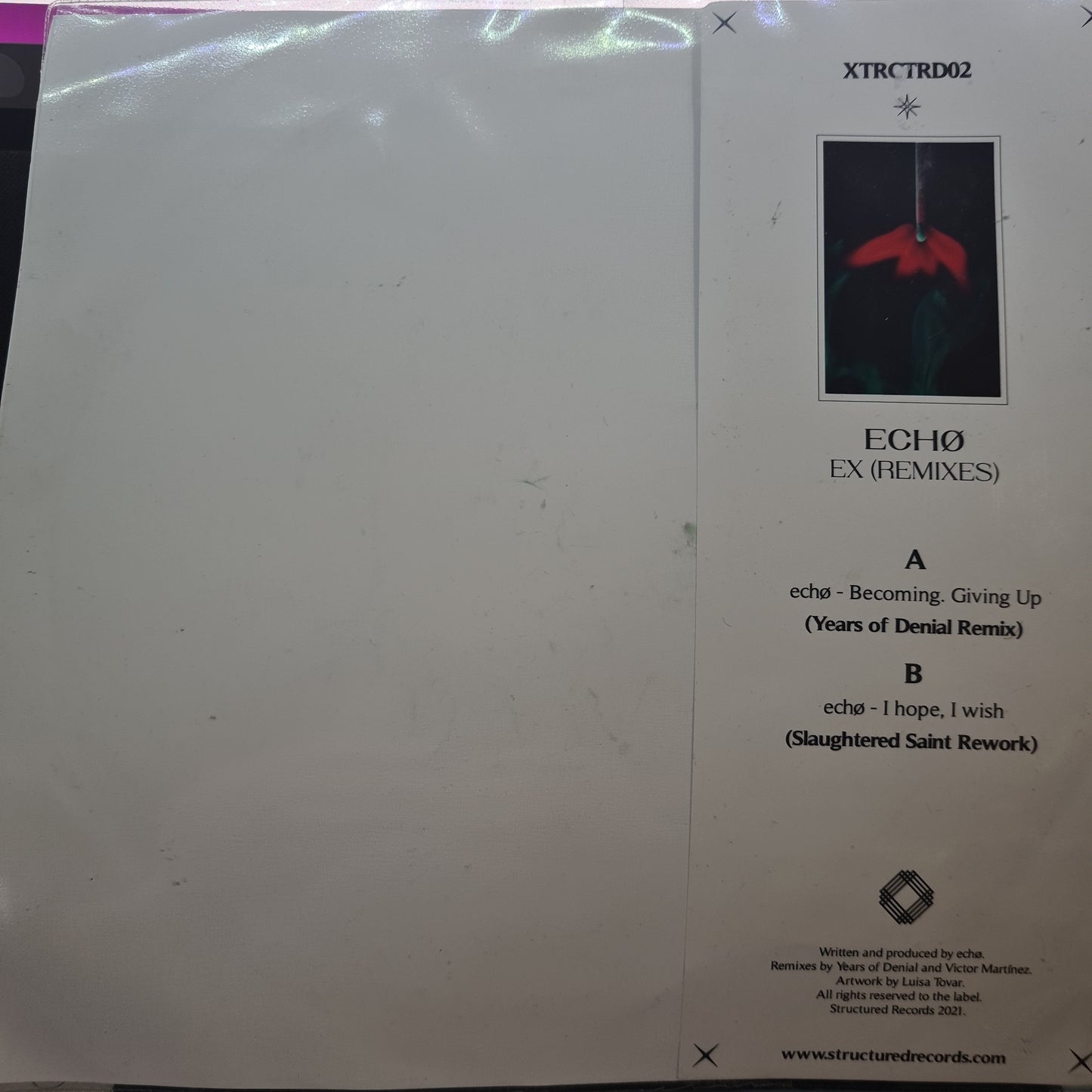 Echø - Ex Remixes (10") Vinyl LP VINYLSINGLES.NL