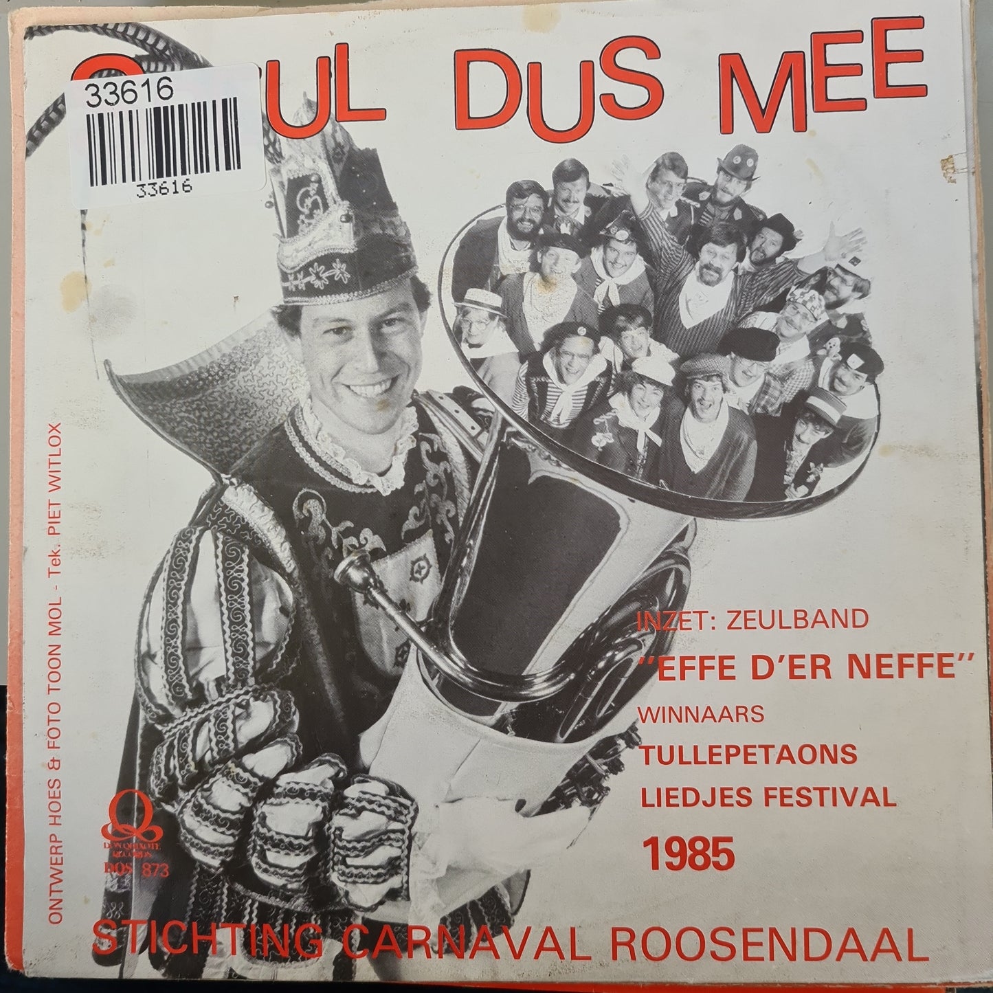 Stichting Carnaval Roosendaal - Speel Dus Mee 33616 Vinyl Singles VINYLSINGLES.NL