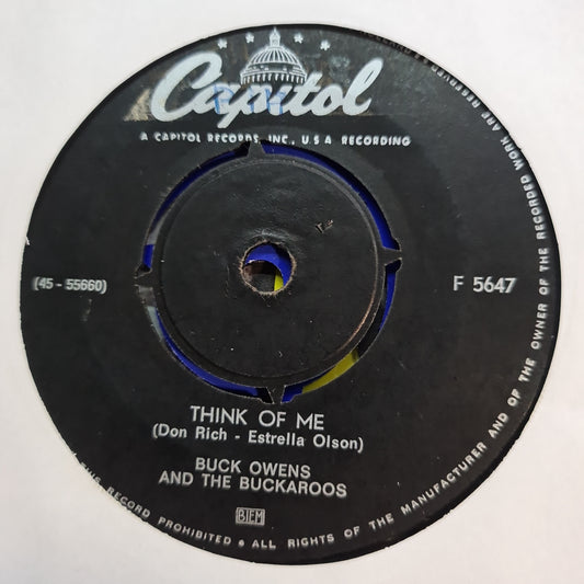 Buck Owens - Think Of Me 32096 Vinyl Singles Hoes: Generic