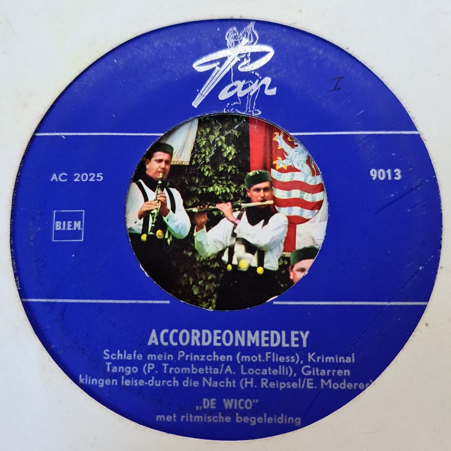 Accordeon Duo De Wico's - Medley Nr. 1 33730 Vinyl Singles VINYLSINGLES.NL