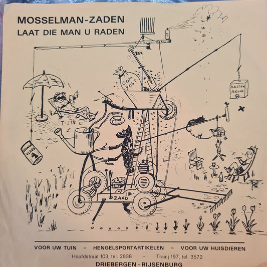 No Artist - Kent U Allen De Mosselman, De Man Van Alle Zaden? (Flexi-disc) Flexidisc VINYLSINGLES.NL