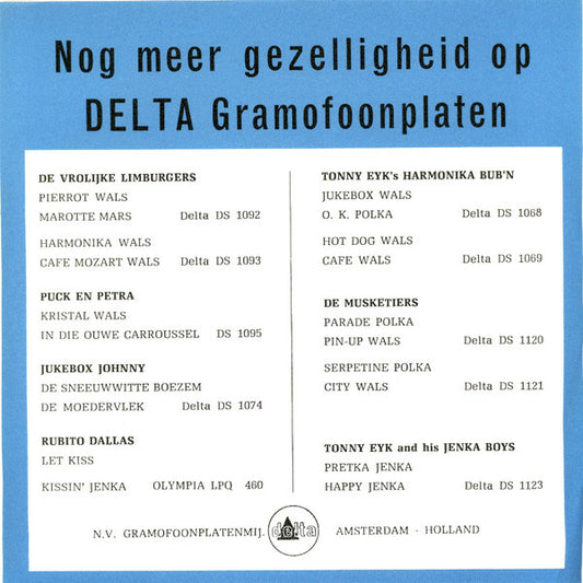 Akkordeon Duo Les Deux Jeateux - Akkordeon Medley No. 5 Vinyl Singles Vinyl Zeer Goed / Hoesje Goed "VINYLSINGLES.NL"