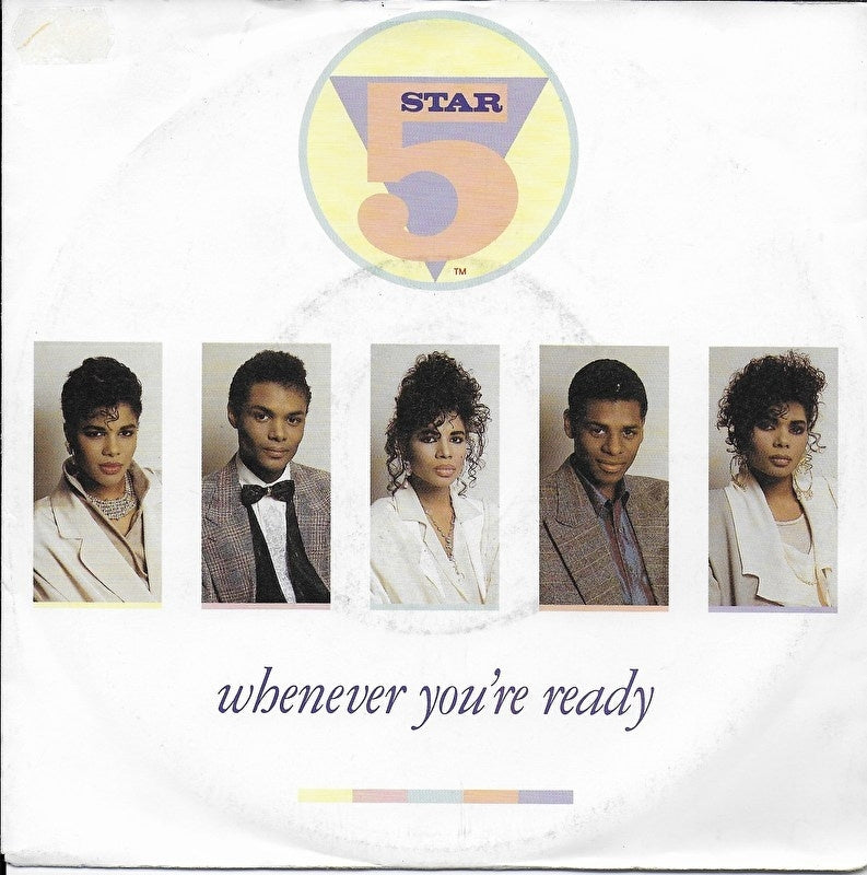 5 Star - Whenever You're Ready Vinyl Singles Vinyl Very Good (VG) <br> Hoes Good Plus (G+)