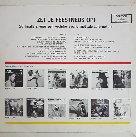 Lolbroeken - Zet Je Feestneus Op (LP)