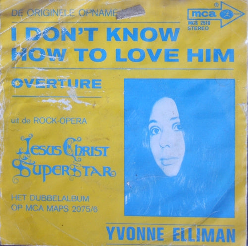 Yvonne Elliman, Alan Doggett - I Don't Know How To Love Him 05558 Vinyl Singles VINYLSINGLES.NL