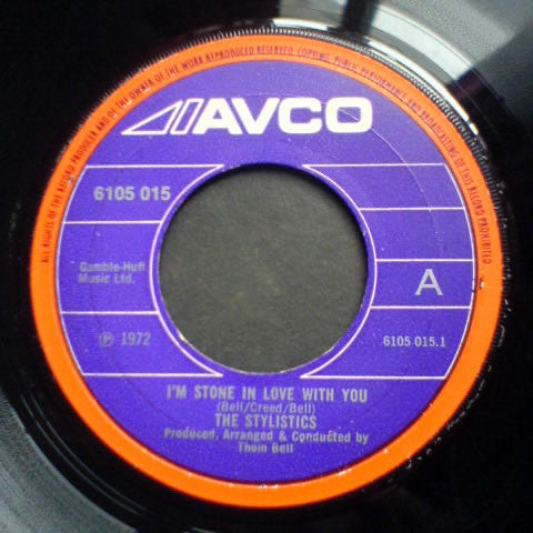 Stylistics - I'm Stone In Love With You 23542 Vinyl Singles VINYLSINGLES.NL